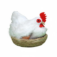 Chicken Model Handmade Male Chicken Figurine Authentic Animal Statue for Farm Scene