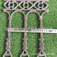 Cast Iron Garden Fence for Lawn and Landscape Protection