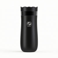 Travel Plunger Brewer Stainless Steel Coffee Maker with Locking Lid Compact Coffee Pot for Commuters, Students, Commute