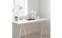 Metal and Wood Album Storage Space Saving Tabletop Vinyl Holder Easy Assembly