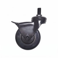 Grill Leg Caster Swivel Locking Caster Wheel Replacement Hardware for Outdoor Cooker Setup