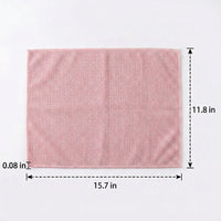 Non-linting Microfibre Cloth for Glass and Mirrors, 30x40cm Microfibre Cloth for Cleaning Supplies, Washable Polyester-Nylon Material