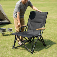 Reclining Camping Chair Lightweight Folding Camp Chair Breathable Outdoor Furniture for Picnic