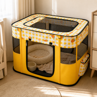 Cat Birthing Whelping Box Pet Delivery Room Scratch-Resistant Enclosed Rectangular Cat House