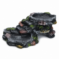 Aquarium Ornament Turtle Land Resin Hideout Resting Spot