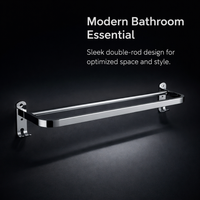 Bathroom Towel Rail, Drill Wall Mounted Rack for Homeowners, Premium 304 Stainless Steel Kitchen Hanger, Heavy Duty Hand for