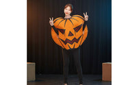 Sponge Pumpkin Suit Cartoon Style Pumpkin Costume Lightweight Jack-O'-Lantern Tunic for Halloween