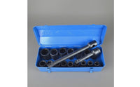 18 Pieces Anti-Rust Impact Socket Set Portable Mechanic Socket Set Matte Tools Compact for Garage