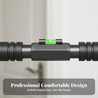 Easy Installation Doorway Pull-up Bar Telescopic Design Doorway Pull up Bar Built-in Level Comfort Foam Grips for Children, Athletes, Beginners, Garage, Office