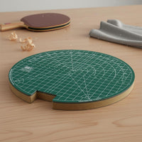 Table Tennis Rubber Cutting Mat Layered Base Alignment Grid Surface Mat Non-Slip s