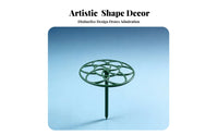 Round-top Shaping Tool Peacock-Tail Plant Frame Prevents Drooping aviary-inspiredand design Plant Holder holders Climbing Plants Gardening Supply Grow-Through holder for Gardeners, Hobbyists, Homeowners, Balcony, Indoors, Garden, Holiday Decorating