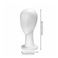Hat and Hairpiece Rack Multiuse Mannequin Head Effortless Support to Organize Freestanding Hairpiece Rack for Shop Window