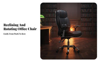 Height Adjustable Highspine Reclining Chair with Footrest 360-Degree pivot Computer Seat Ergonomic Design Office Furniture Lumbar Support for Remote Workers, Students, video game enthusiasts, Study Room