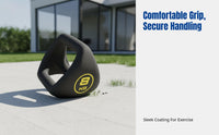 Cast Iron Kettlebell, Patriotic Triangle Shape, Coated, Integrated Dumbbell, Multi-Functional, Home Fitness, Men & Women