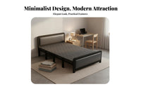 Four-Fold Bed Foldable Design Sleeping Furniture Space-Saving for Apartment Dwellers, Students, Rental House, Bedroom, Guest Room