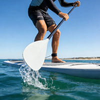 Adjustable 3 Piece Paddle Fiberglass Shaft SUP Paddle Reinforced PP Blade Oar for Stand up Paddling, Kayaking