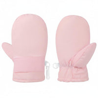 2 Pieces Warm kids' Ski Mittens Windproof Fleece Lined Snow Mittens Anti-Slip Palm for Students, Babies, Outdoor, Cold Weather, Snowboarding