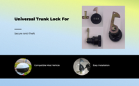 Universal Metal Trunk Lock Cylinder for Secure Storage