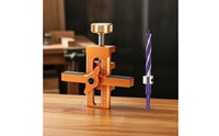 2 Pieces Adjustable Cabinet Door Jig with Boring Bit Metal Cabinet Door Jig Accurate for Woodworkers