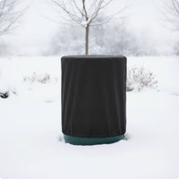 Water Bucket Dust Cover Dustproof Barrel Cover with Drawstring Weatherproof for Garden