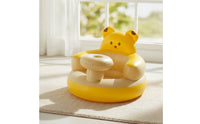 Compact Inflatable Baby Sitting Chair Lightweight Inflatable Baby Chair Portable Cushioned for Toddlers