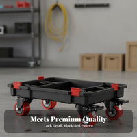 Heavy Duty Tool Chest Multi-Functional Modular Tool Cart High Load Capacity Stackable Rolling for Repair Specialist S, Handymen, Garage, Warehouse