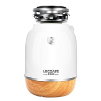勒科斯S800食物厨余垃圾处理器厨房家用下水管垃圾粉碎机家用小型 灵动蓝自动进水款