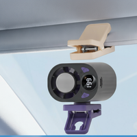Portable Clip-On Desk Fan with 100 Speeds, Digital Display, and Semiconductor Cooling