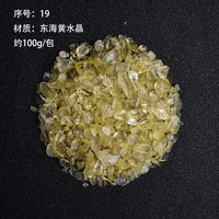 天然水晶净化消磁石黑曜碧玺原石矿石消磁碗宝石花盆鱼缸装饰造景
