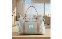 Multi-Compartment Duffel Bag with Wet Pocket Carry on Travel Duffel with Shoulder Strap Soft-Sided Overnight Bag Water-Resistant for Travelers, Expectant Mothers, Weekend Trips, Hospital Stay