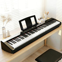 Keyboard Sheet Music Stand Black Sheet Music Stand with Clips Lightweight Slim for Students, Classroom