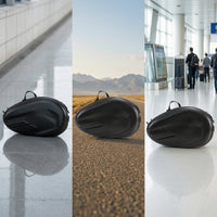 Structured Motorcycle Saddle Bag with Center Strap Zippered Motorcycle Saddlebags Long-Lasting Motorbike Saddlebags Secure for Motorcyclists