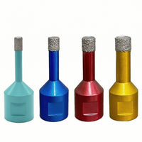 4 Pieces Diamond Hole Opener Clean-Cutting Hole Opener with M14 Thread Tool for Tilers, Masons, Angle Grinders, Stone