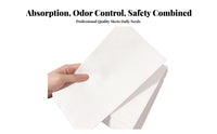 50 Pieces Disposable Urine Gel Ifier Pad Leak-Resistant Bedpan Absorbent Sheet Bedpan Absorbent Liner Odor Control