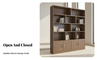 Standing Display Shelf Sturdy Construction Multi-Tier Storage Unit Space-Saving Design Multi-Compartment Storage Organizer for Collectors, Bedroom