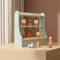 Ice Cream Shop Toy Set Role Play Ice Cream Stand Playset Fine Motor Skills Pretend Dessert Shop for Children