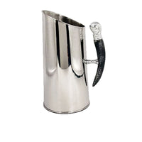 Stainless Steel Ice Container Sculptural Vessel Tapered for Dining Room, Hosts