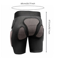Ski Hip Protector Shorts Shock-Absorbing Impact Shorts with EVA Padding Breathable for Skiers, Snowboarders, Skiing, Snowboarding