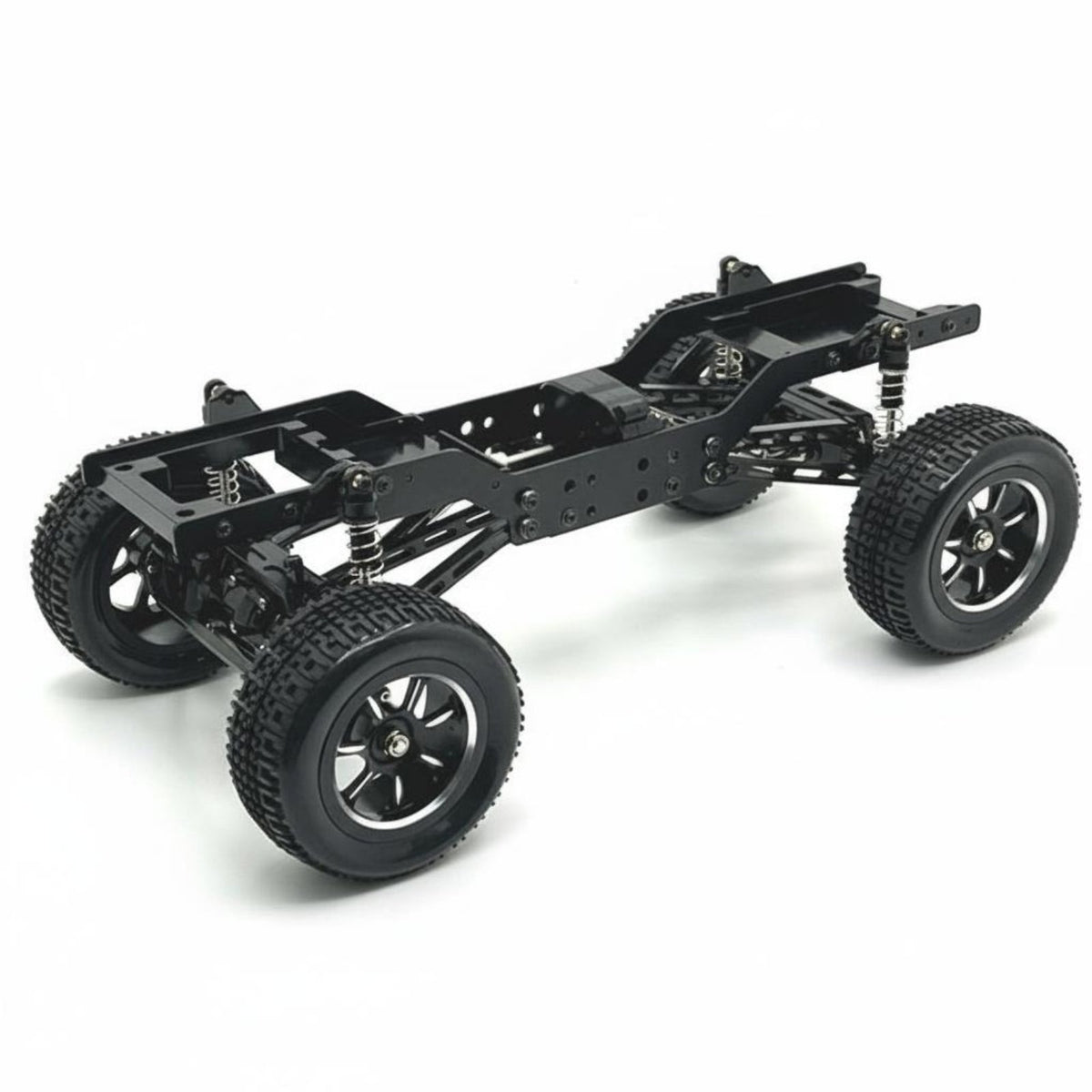 1/12 Scale Crawler Frame Elevated Axles Metal RC Car Chassis Construction RC Car Chassis Frame for Hobbyists