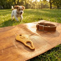 Glossy Tick Remover Pendant Embossed Pet Tick Remover Pendant Raised Text Collar Pendant Teardrop-Shaped