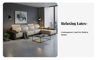 L-Shaped Chaise Couch damage-resistant Resistant Living Room Furniture Removable and machine-cleanable Cover Sectional Sofa for Families, Guests, Lounge Area, open-plan living