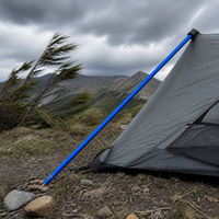 Adjustable Aluminum Tent Pole for Camping Tarps and Large Tents