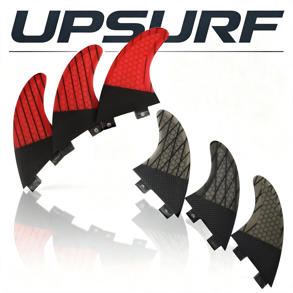 Carbon Fiber Surfboard Fin with FCS Base