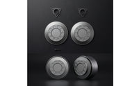 Wheel Hub Cap with Screws Fast-Release Wheel Center Cover Screws Silver Finish Fasteners for Hobby Builders