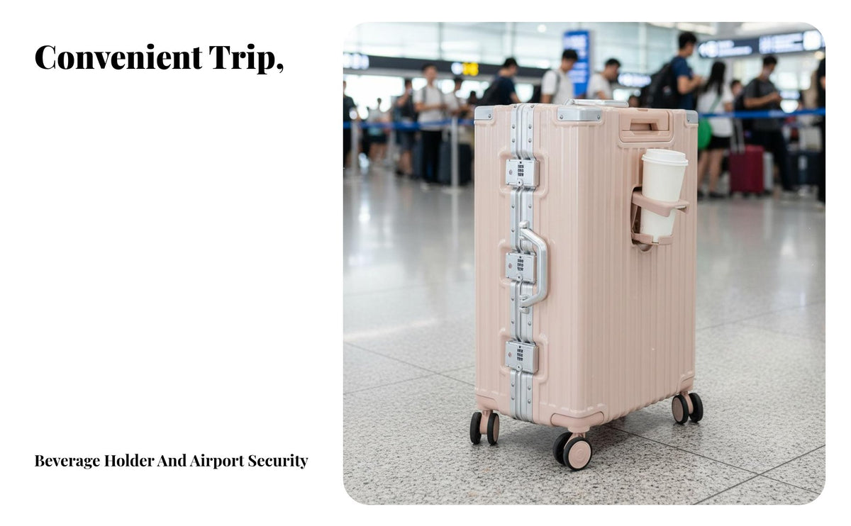Large Capacity Hardside Trolley Airport Security Combination Lock Hardshell Rolling Trunk Telescoping Handle Suitcase Scratch Resistant for Travelers, Vacationers, Business Professionals, Vacation, Airport, Short Break Getaway