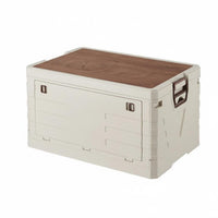 Space Saving Collapsible Car Storage Box Large Capacity Collapsible Car Crate Foldable Storage Box with Lid for Campers, Travel, Camping, Picnic
