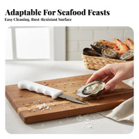 Mollusk Stainless Steel Blade Mollusk Unseal Er Seafood Shucking Ergonomic Non-Slip Handle Clam Shucking Tool Versatile