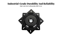 Duty Rotate Plate Smooth Rotation Chair Swivel Base Sturdy Construction 360 Degree Turntable Bearing for Repair Professionals, Office, Workshop