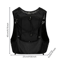Running Vest Backpack Adjustable Running Backpack Low-Profile Water Carrier for Runners