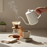 Gooseneck Pour-Over Coffee Kettle 304 Stainless Steel